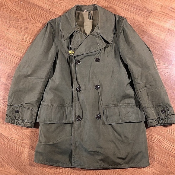 Vintage Jackets & Coats 943 Ww2 Wwii Us Army Military Wool Lined Coat